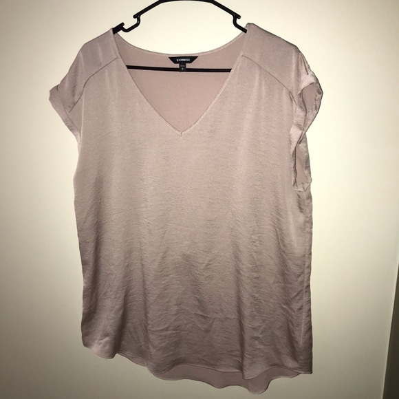 Express Tops - Express Blush Pink Blouse